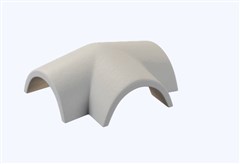 KMB BETA Elegant hřebenáč křížový - T (včetně vrutu FeZn) šedá